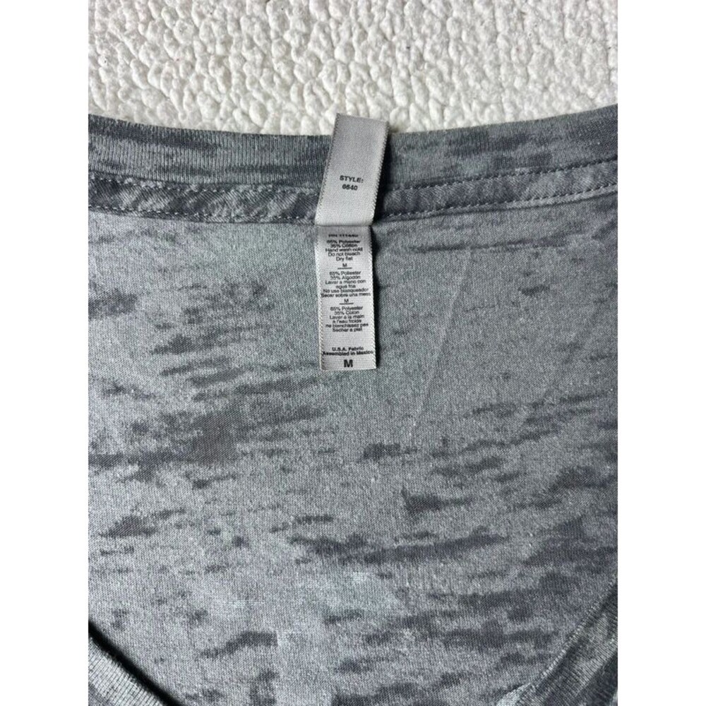 Next Level Iron Tails Saloon Grey & Black Graphic Shirt Womens Medium - Picture 4 of 7
